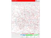 Tarrant County, TX Wall Maps