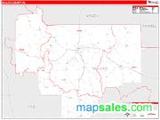 Bullock County, AL Zip Code Wall Map
