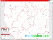 Coosa County, AL Zip Code Wall Map