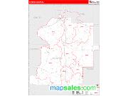 Marengo County, AL Zip Code Wall Map