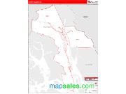 Haines County, AK Zip Code Wall Map
