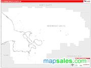 Northwest Arctic County, AK Zip Code Wall Map