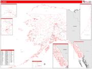 Alaska Zip Code Wall Map