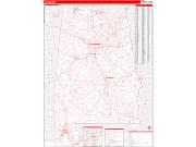 Alabama Zip Code Wall Map