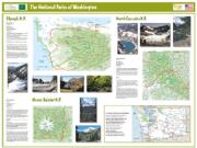 The National Parks of Washington Wall Map