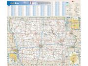 Iowa Wall Map