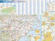 North Carolina Wall Map