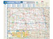 North Dakota Wall Map