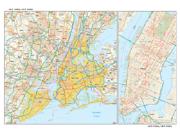 New York, NY Wall Map