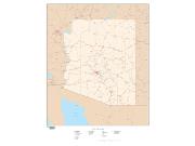 Arizona Wall Map