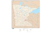 Minnesota Wall Map
