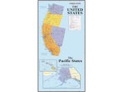 Pacific State Wall Map