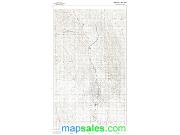 Towner County Wall Map Topographic 2009
