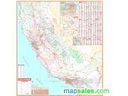 California Wall Map