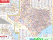 Texas Wall Map