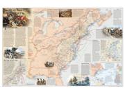 American Revolutionary War Wall Map