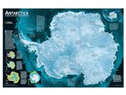 Antarctica Satellite Wall Map