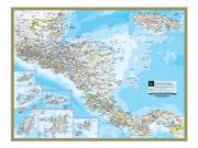Central America Wall Map