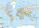 Europe Centered World Political Map