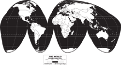 World Simplified Wall Map