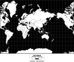 asia centered map