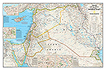 Middle East Political Wall Map