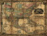 1595 antique world wall map