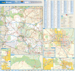 Arizona Wall Map
