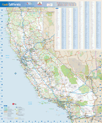 California Wall Map