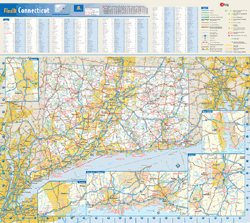 Connecticut Wall Map