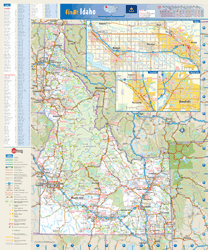 Idaho Wall Map