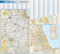 Illinois Wall Map