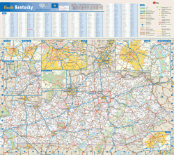 Kentucky Wall Map