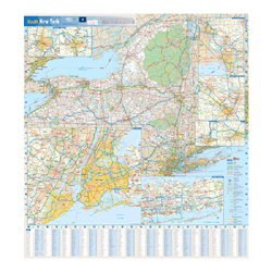 New York Wall Map
