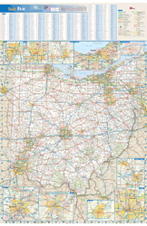 Ohio Wall Map