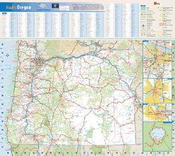 Oregon Wall Map