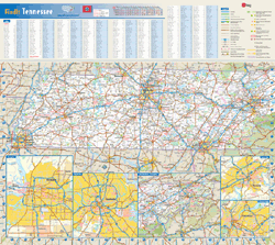 Tennessee Wall Map