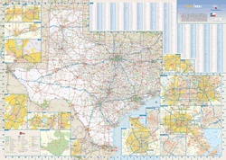 Texas Wall Map