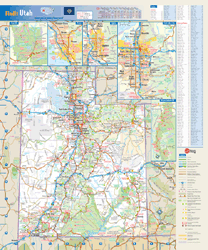 Utah Wall Map