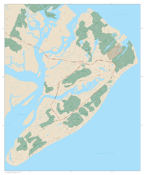 Hilton Head Wall Map