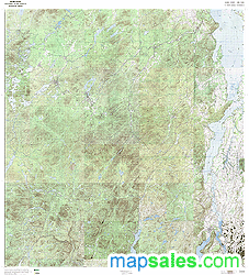 Essex County, NY Topo Wall Map