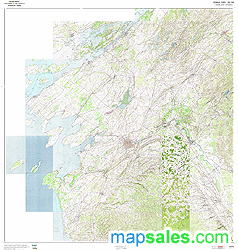 Jefferson County, NY Topo Wall Map