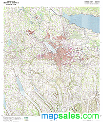 Onondaga County, NY Topo Wall Map