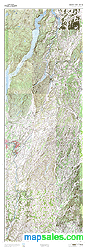 Washington County, NY Topo Wall Map