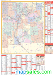 New Mexico Wall Map