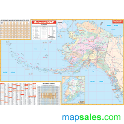 Alaska Wall Map