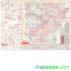 Arkansas Wall Map