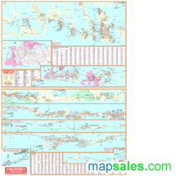 Florida Keys Wall Map