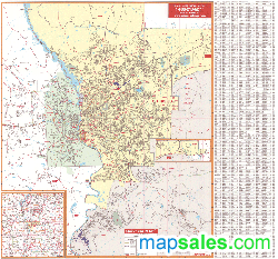 Columbus/Phenix City Wall Map