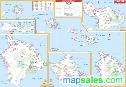 Hawaii Wall Map